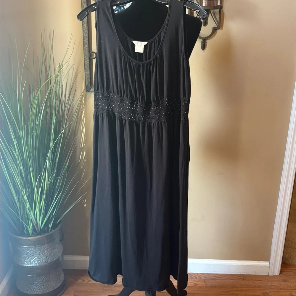 Michael Kors Black Sleeveless Embellished Women’s Dress